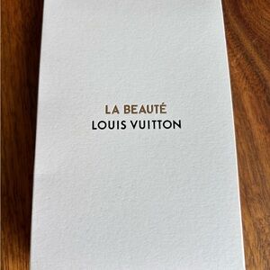 Louis Vuitton La Beauté White and Gold Box with matte rouge/lipstick